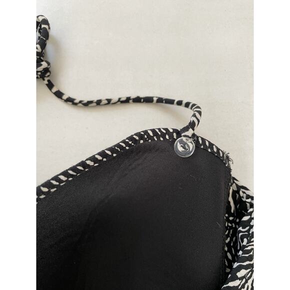 Robin Piccone Swim One Piece Swimsuit Halter Print Swimwear - Picture 10 of 12